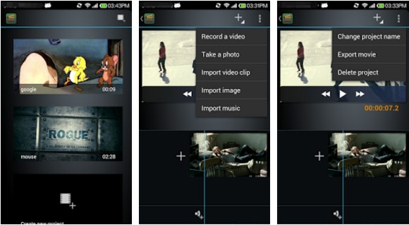 Aplikasi Pembuat Film di Android
