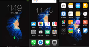 Download Tema Xiaomi iPhone 7 Dark